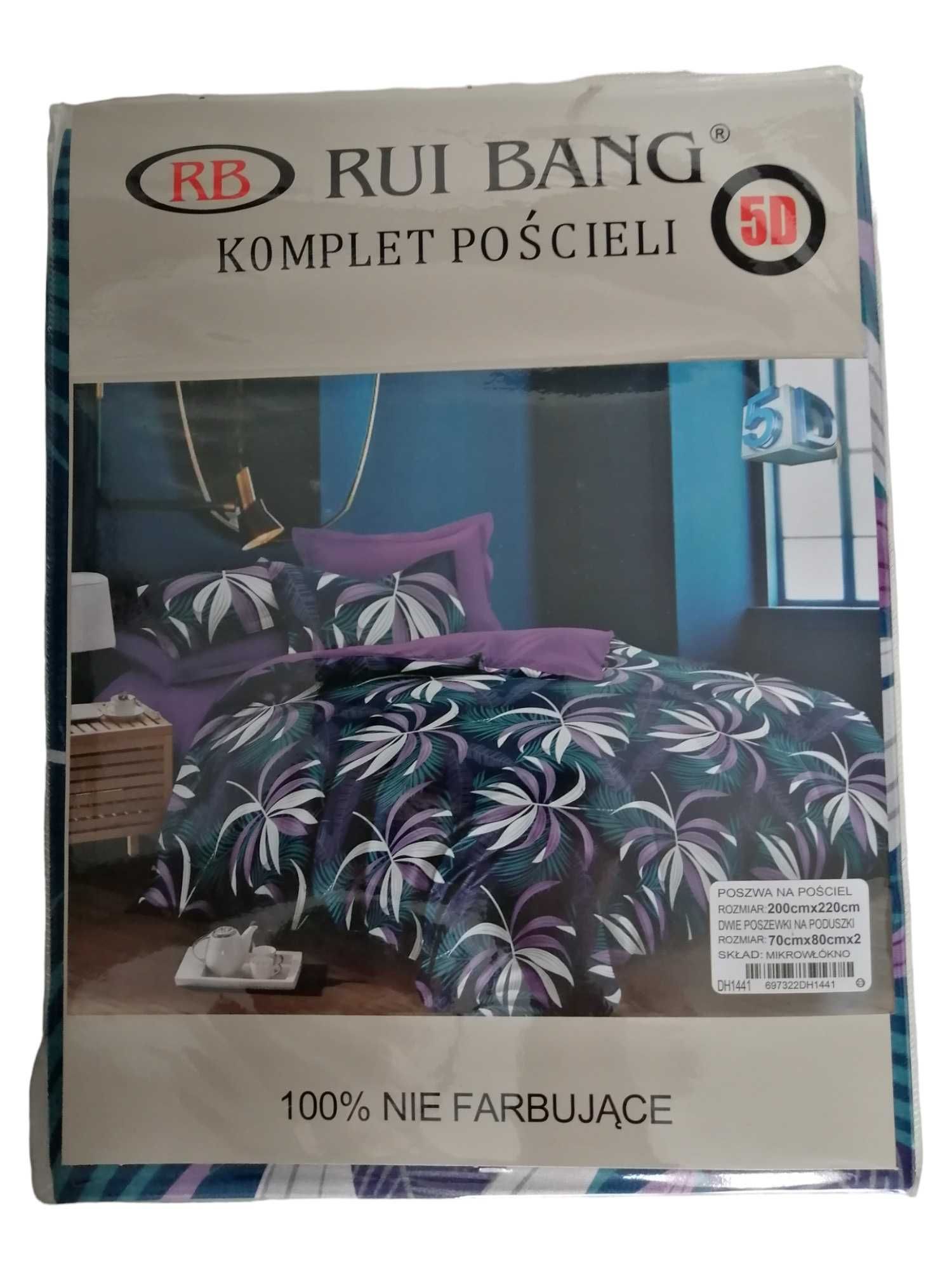 Komplet pościeli 200x220, zestaw pościeli - poszewki na poduszki 70x80