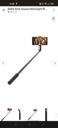 LED światło Selfie-stick Huawei CF33 czarny