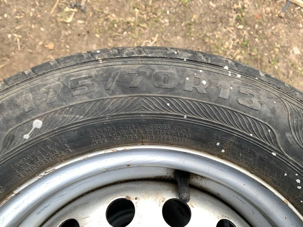 Колеса r13 с резиной 175/70 4х100 на ланос