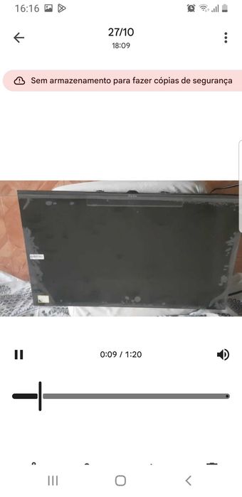 Tv 50 polegadas nova com um mês de uso.