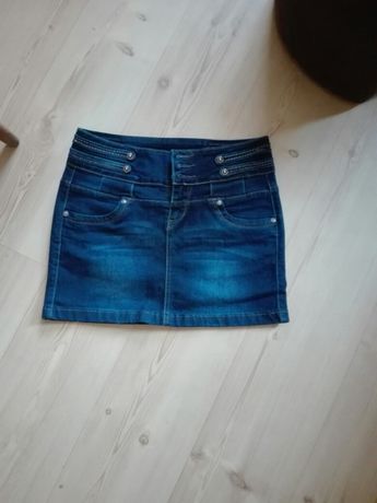 Mini spodniczka jeans rozm M