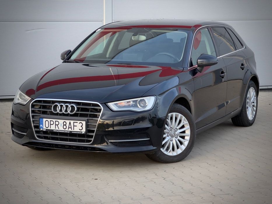 Audi A3 Sportback Bardzo zadbana, LEDy, BiXenony, skóry+alcantara, zarejestrowana Prime!