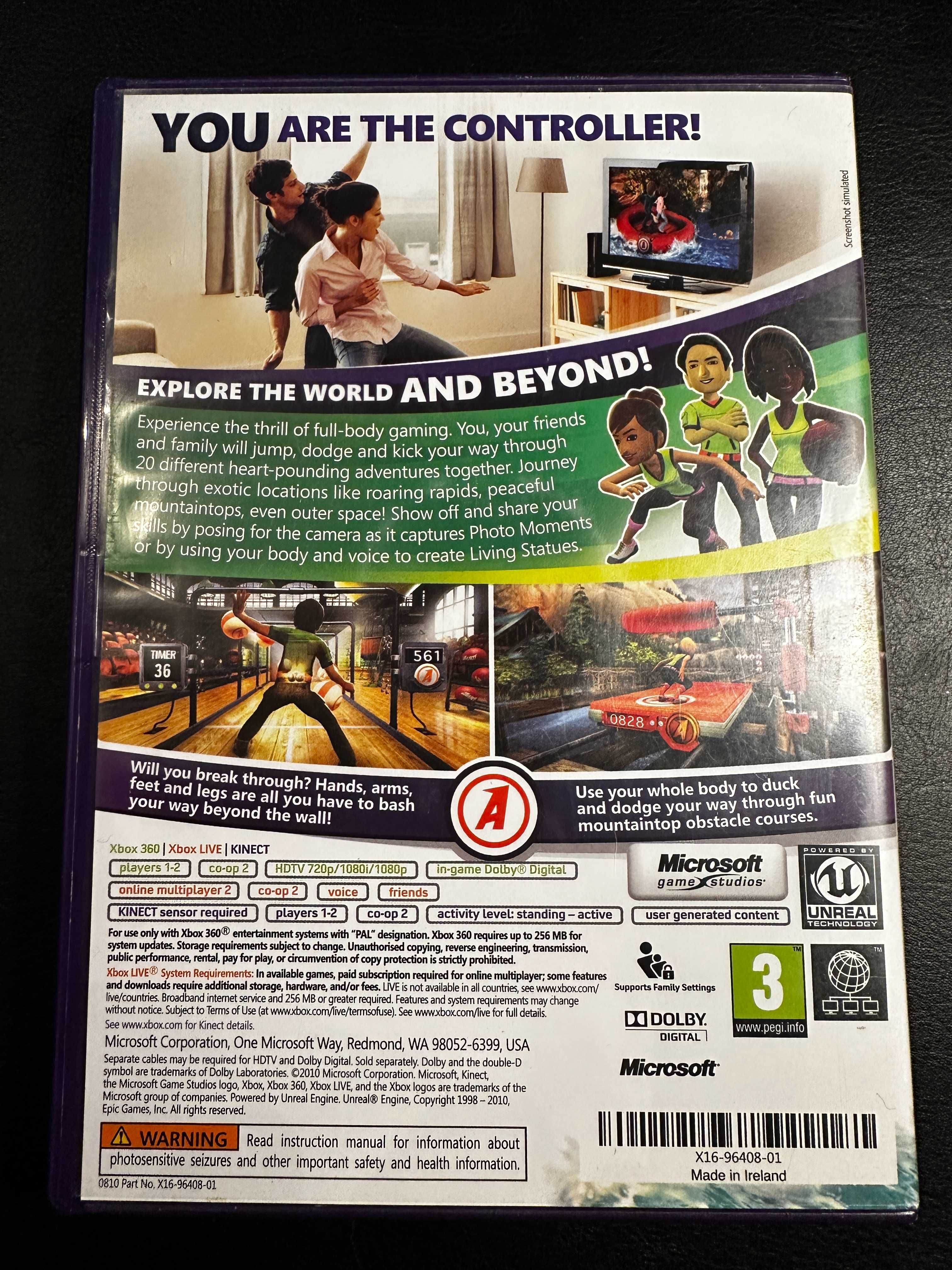 Gra Xbox 360 Kinect Adventures
