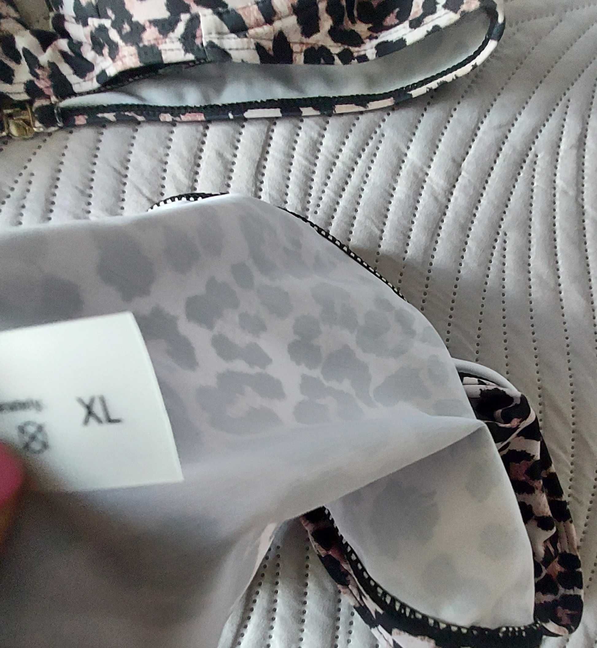 Damski strój kąpielowy w print "panterkę" XL