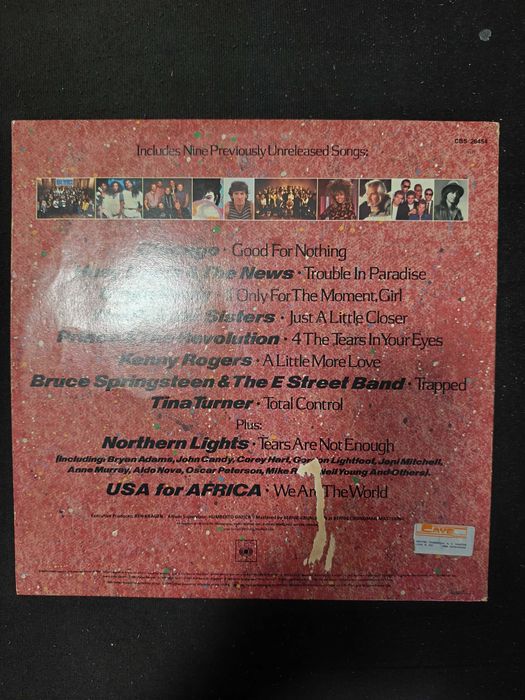 Disco vinil we are the world