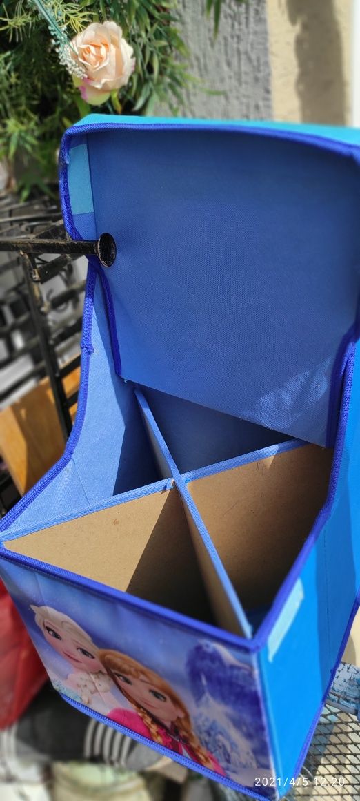 Pudełko do przechowywania zabawek Księżniczka Lodu