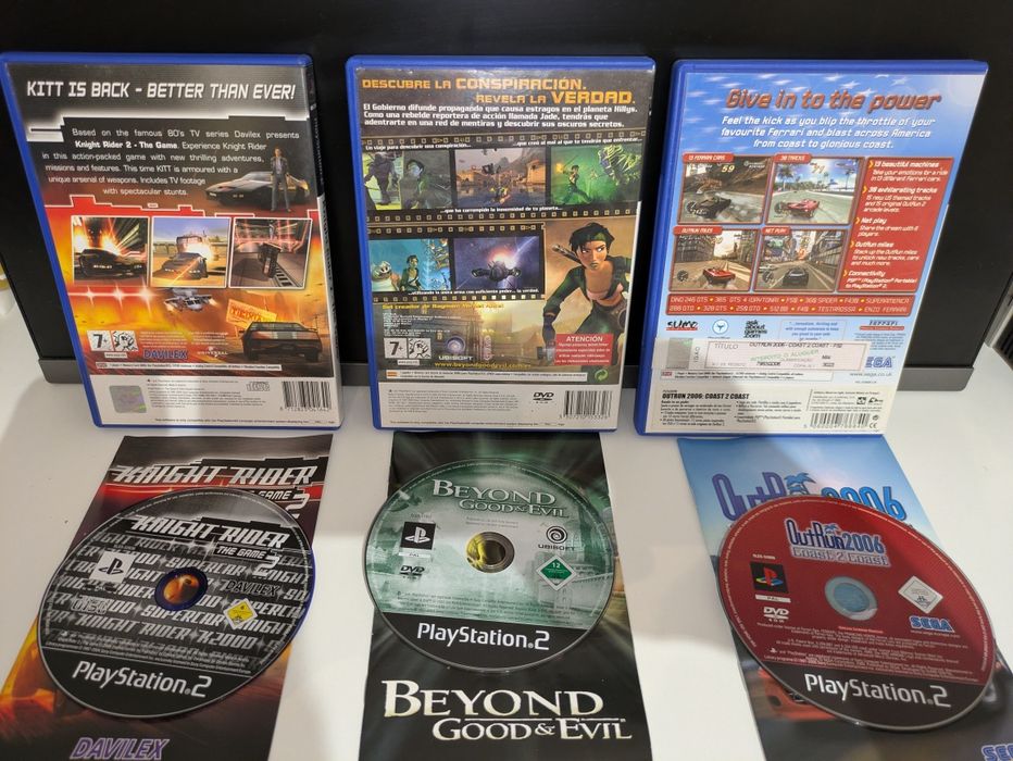 Pack 3 jogos para ps2