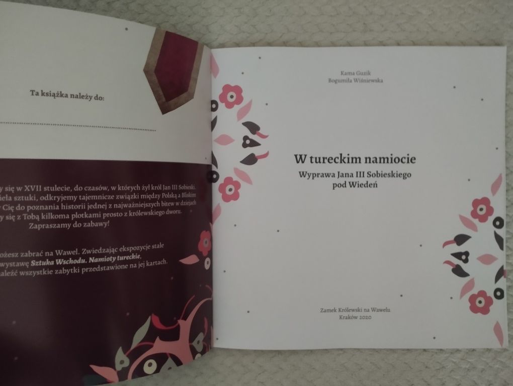 W tureckim namiocie. Aktywna książka dla dzieci