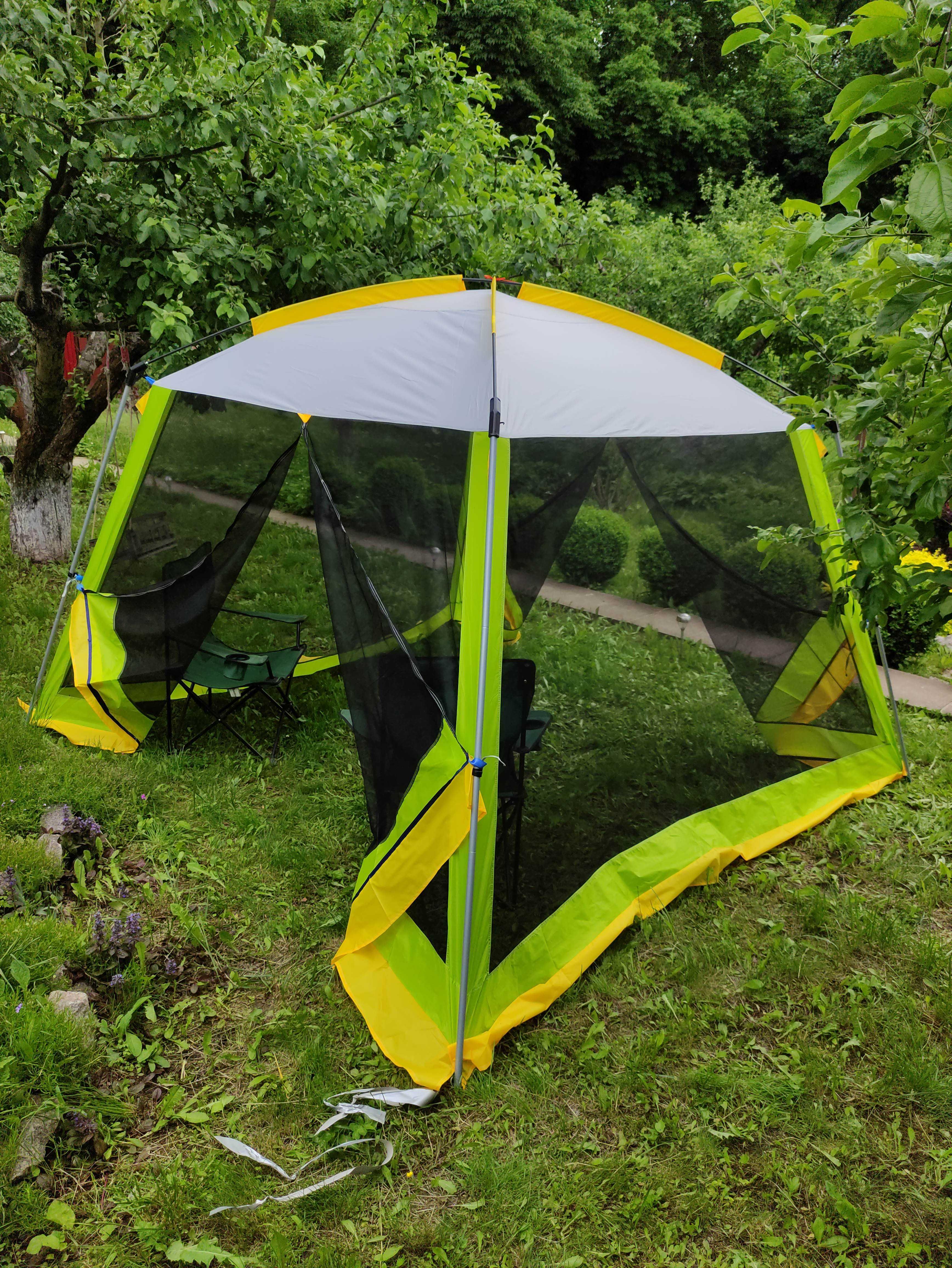 КАЧЕСТВЕННАЯ Палатка-шатер с москиткой, для отдыха на природе, на море