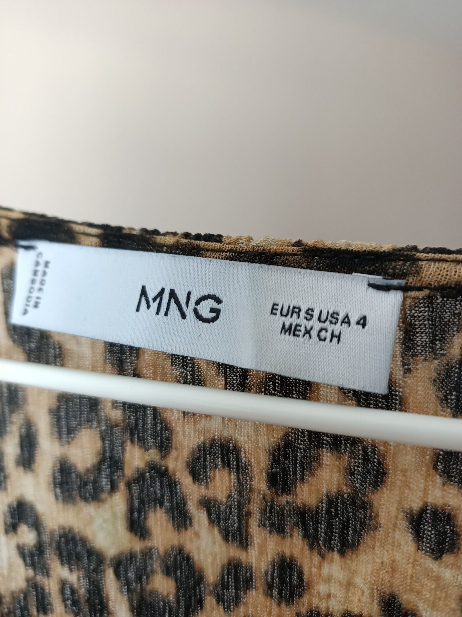 Sukienka panterka MANGO 36