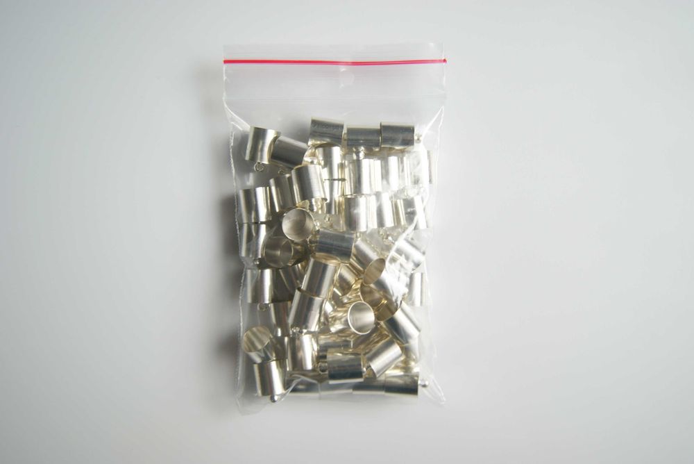 Końcówki do wklejania, śr. 10 mm, półfabrykaty do biżuterii