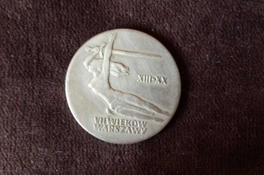 Moneta 10 złotych NIKE-VII Wieków Warszawy z 1965r.Monety,numizmatyka.