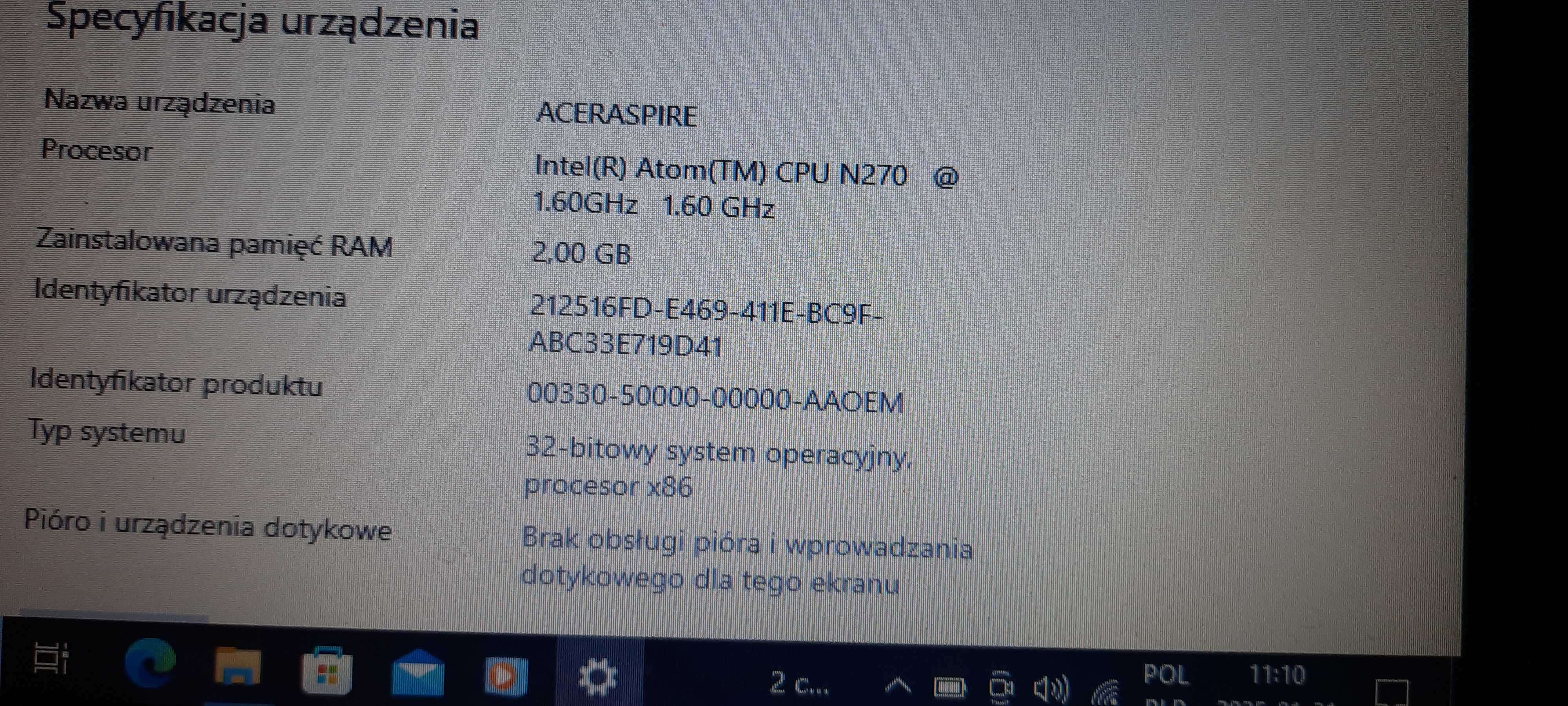 A cer Aspire One