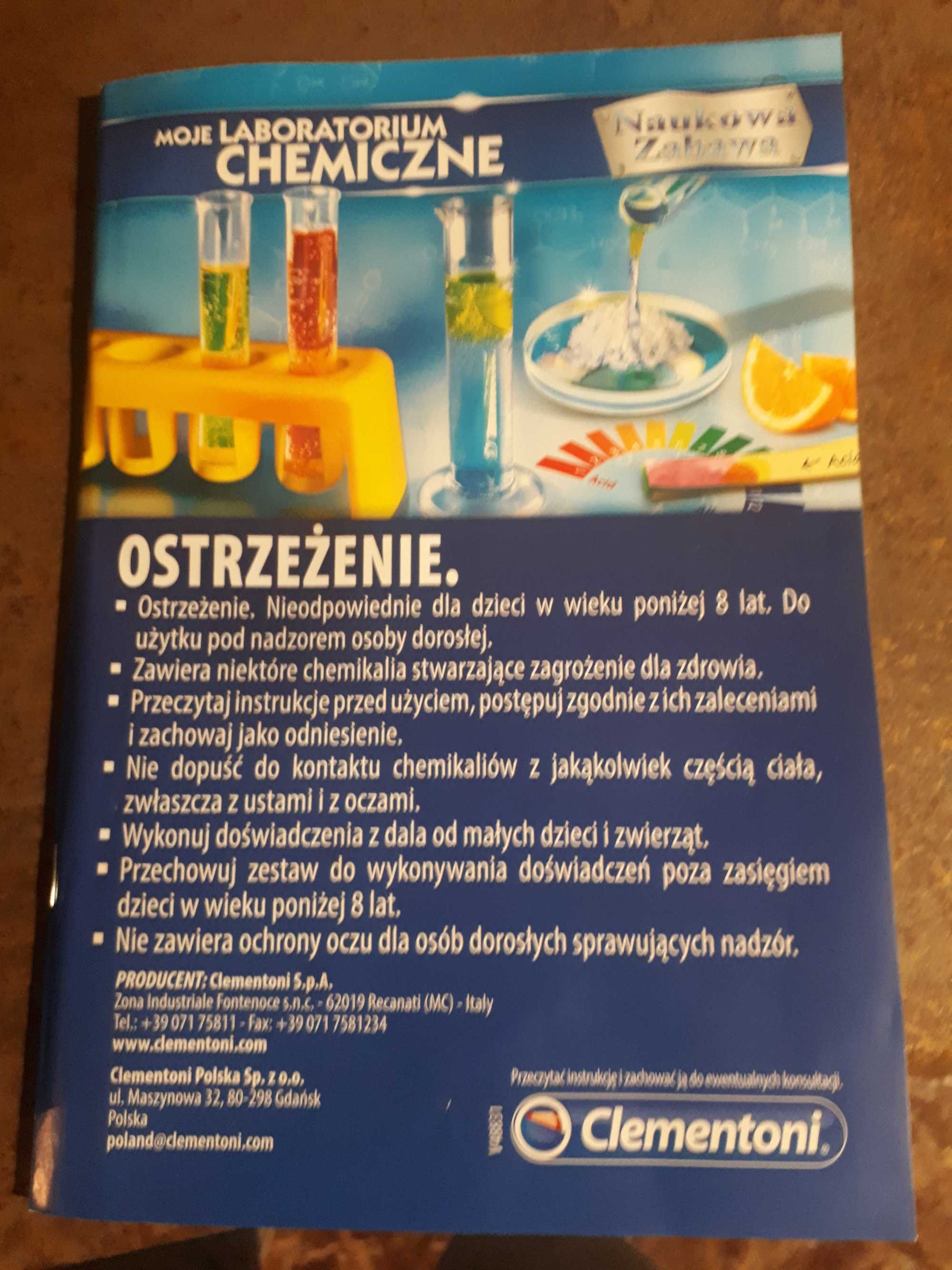 Zabawka naukowa Laboratorium chemiczne 8+/ chemia