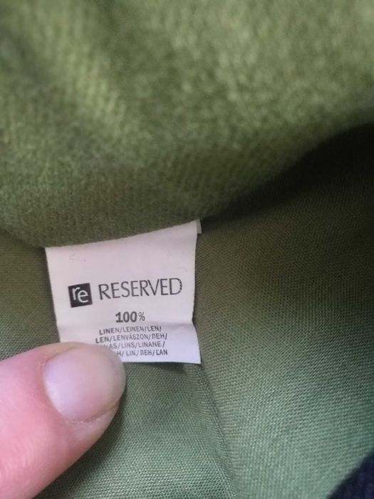 Lniana spódnica na podszewce RESERVED S/M