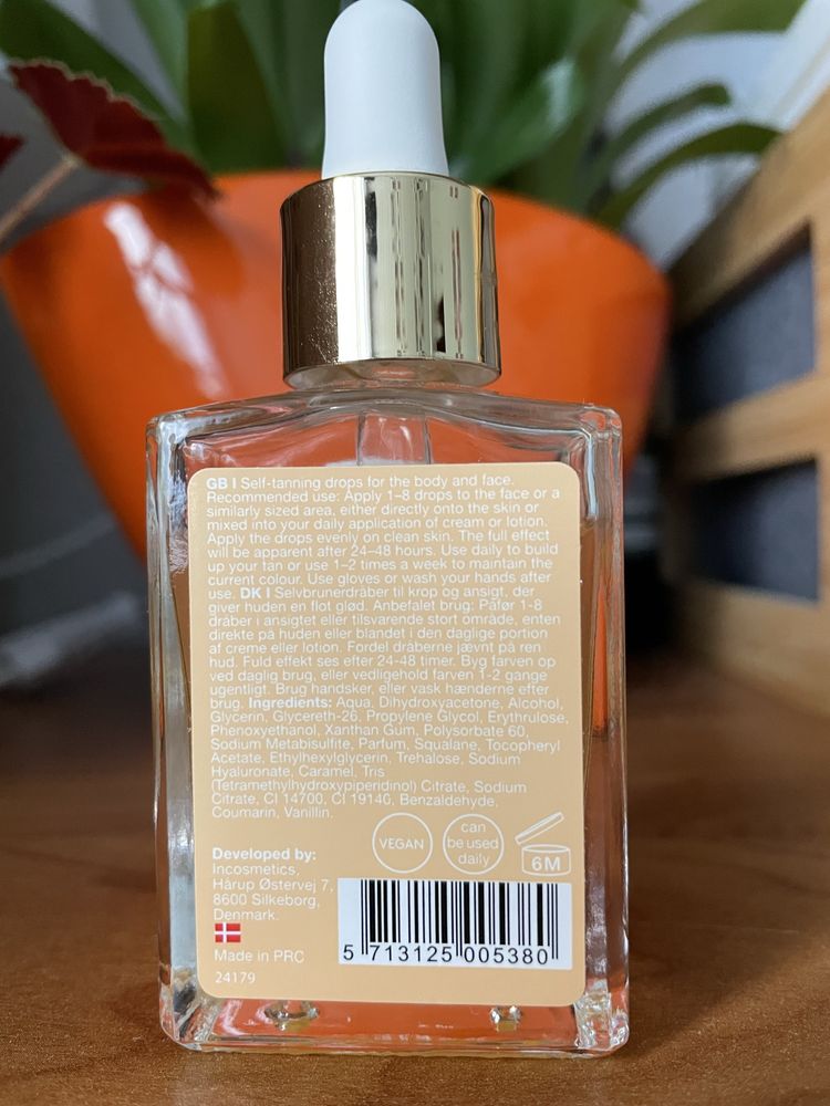 Miqura self-tanning samoopalacz złoty