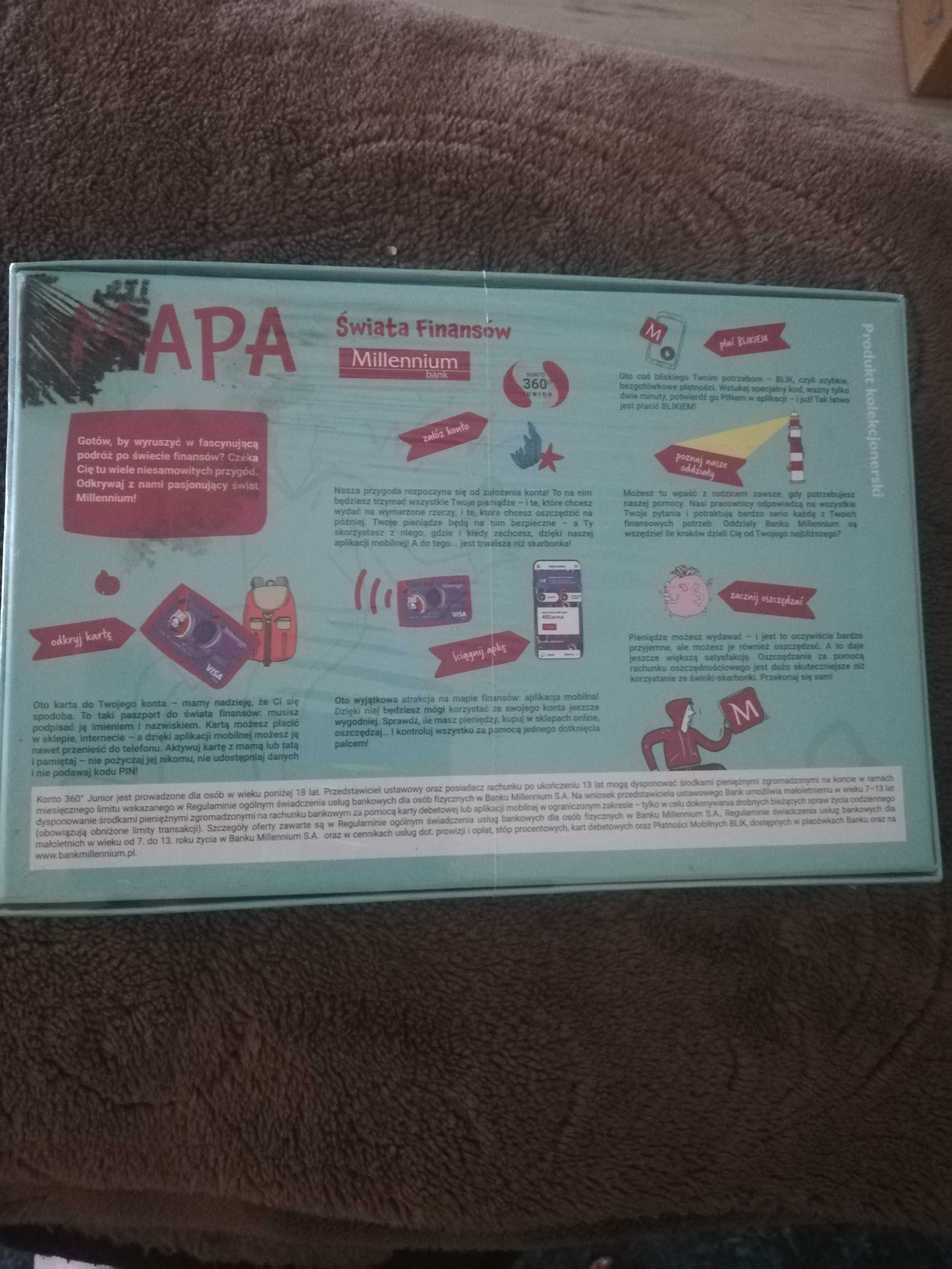 Gra planszowa nowa mapa świata finansów
