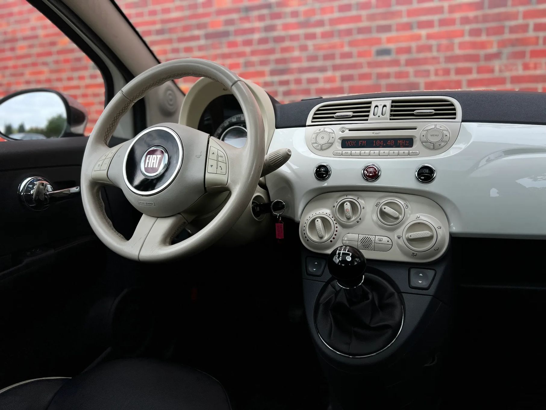 Fiat 500 Lounge panorama bluetooth skóra alu Warszawa gwarancja w cenie #VLKD
