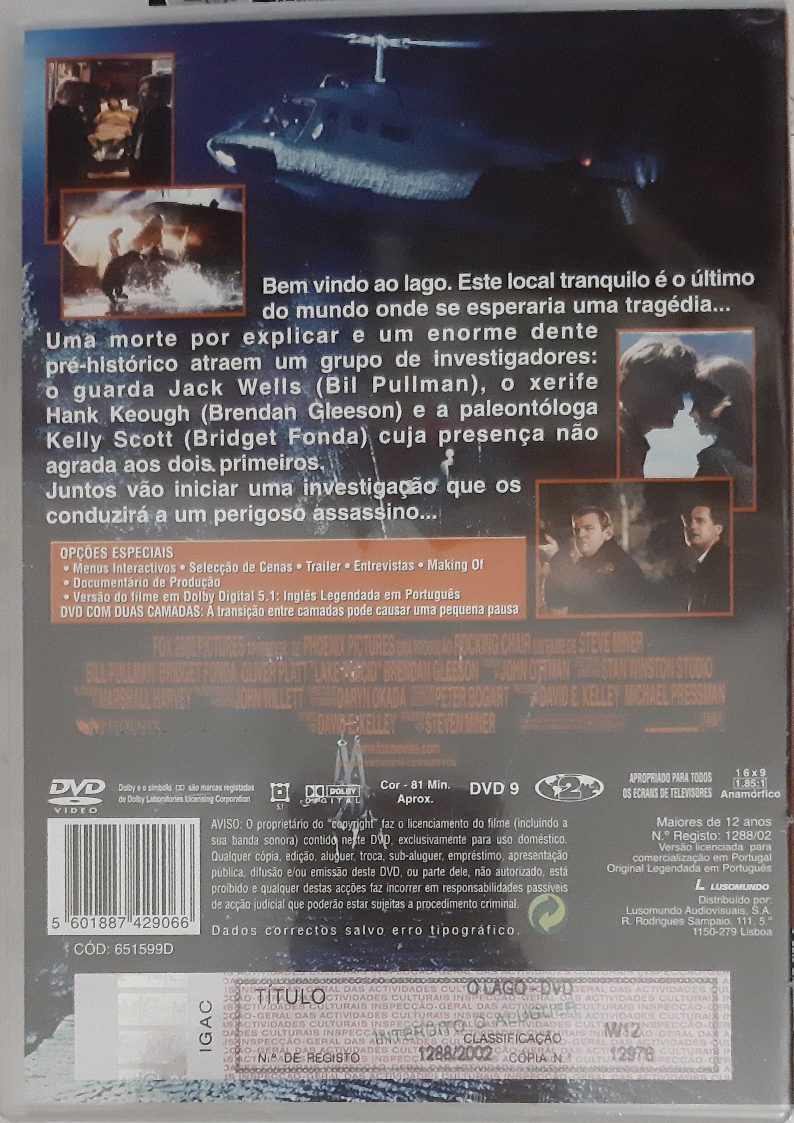 Filme em DVD: O Lago "Lake Placid" - NOVO! SELADO!