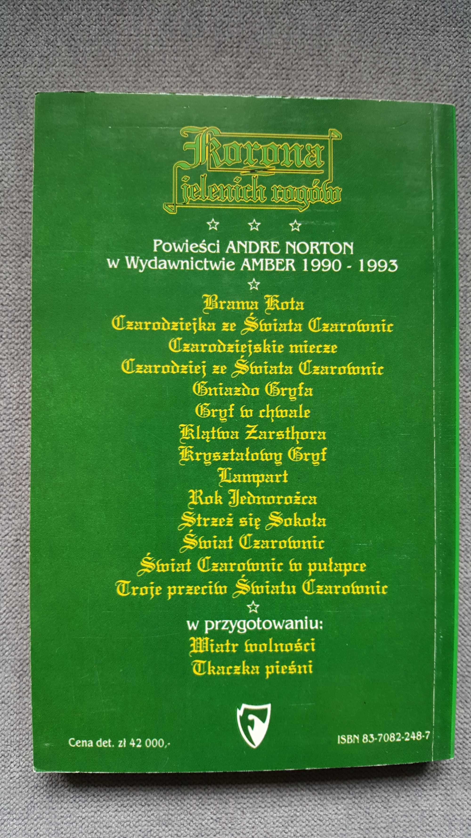 Korona z Jelenich Rogów - Andre Norton :: Świat Czarownic :: stan BDB