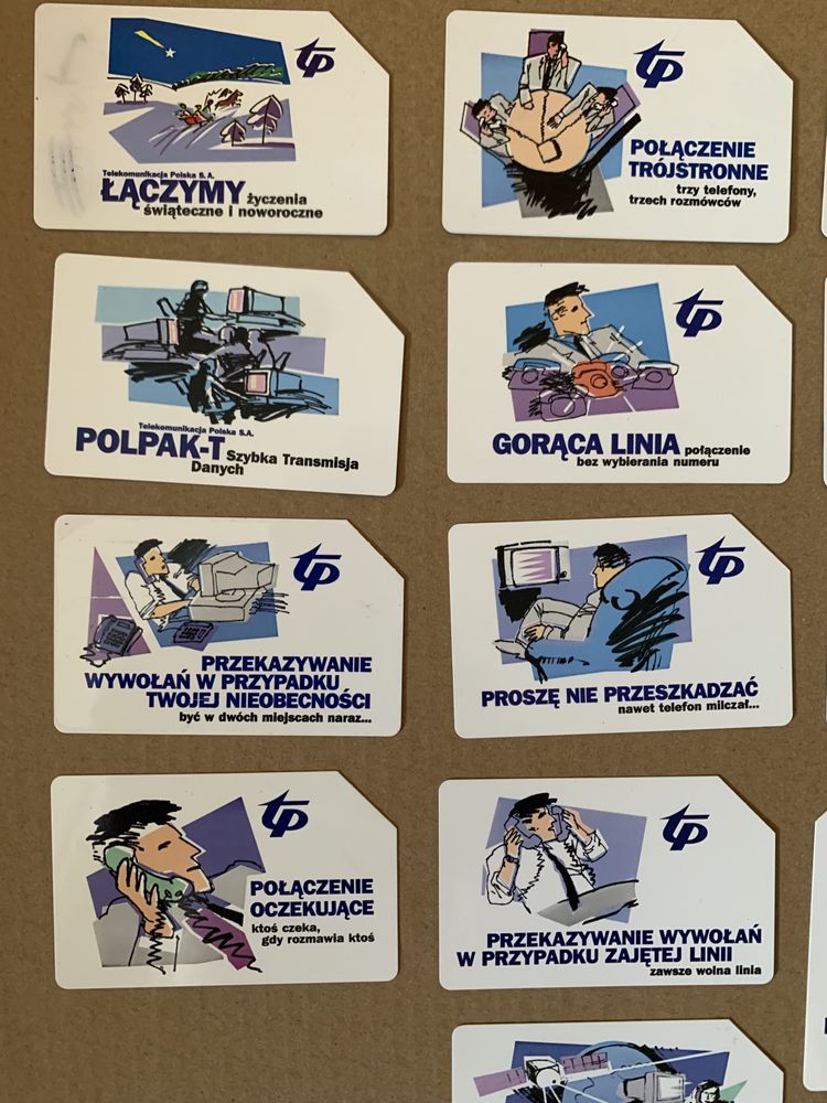 18 x karta telefoniczna TP telekomunikacja