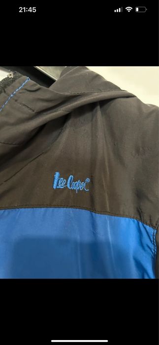Casaco corta vento com capuz Lee Cooper tamanho 11/12 anos