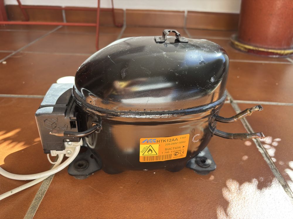 Compressor e Termostato Frigorifico