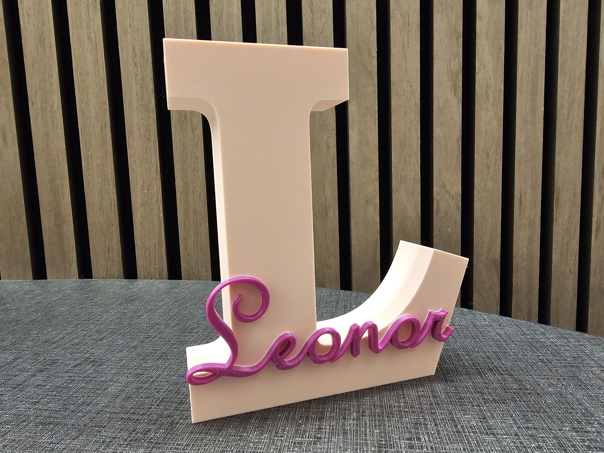 Letras personalizadas com nome