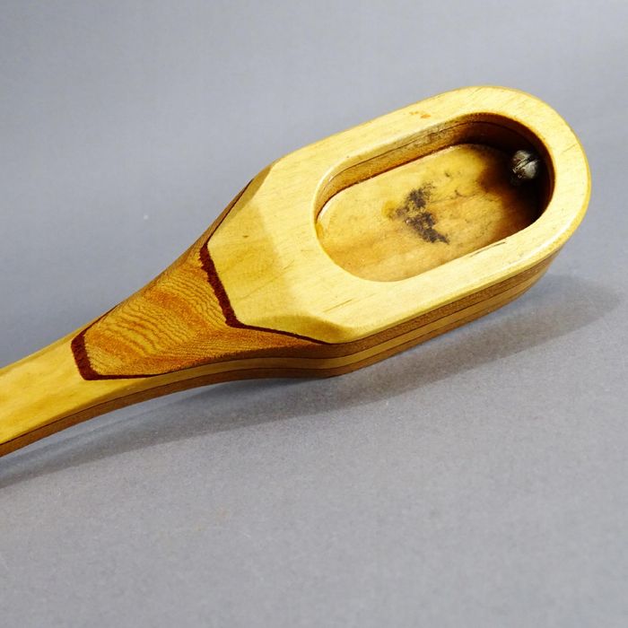 duński design lata 60 drewniany otwierzacz do butelek