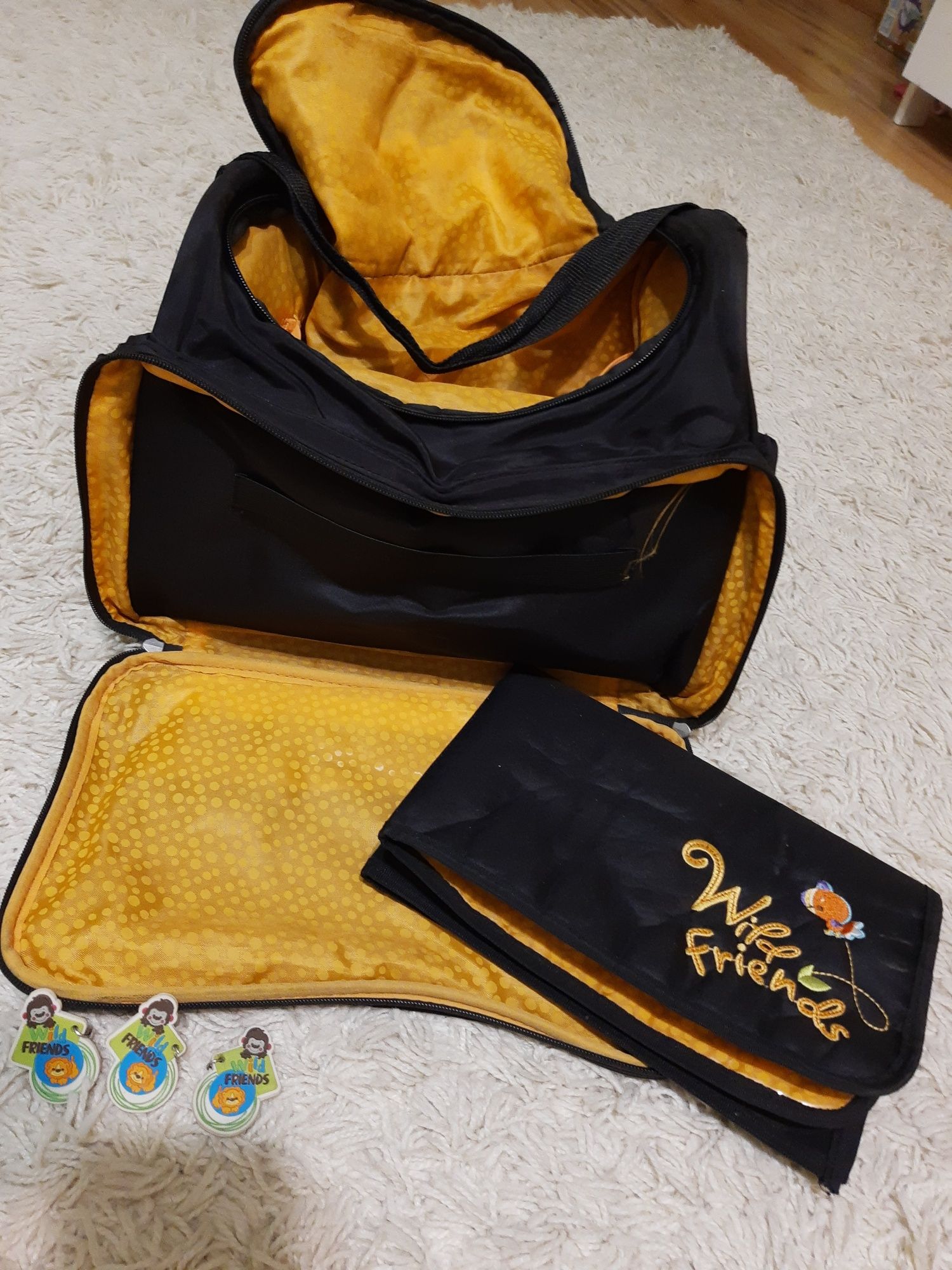 Torba Fisher Price z przewijakiem czarna