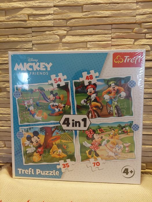 Puzzle 4in1 Myszka Miki