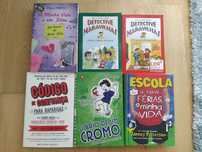 Livros Juvenis: A Minha Vida é um Filme; O Clube dos Sete, etc