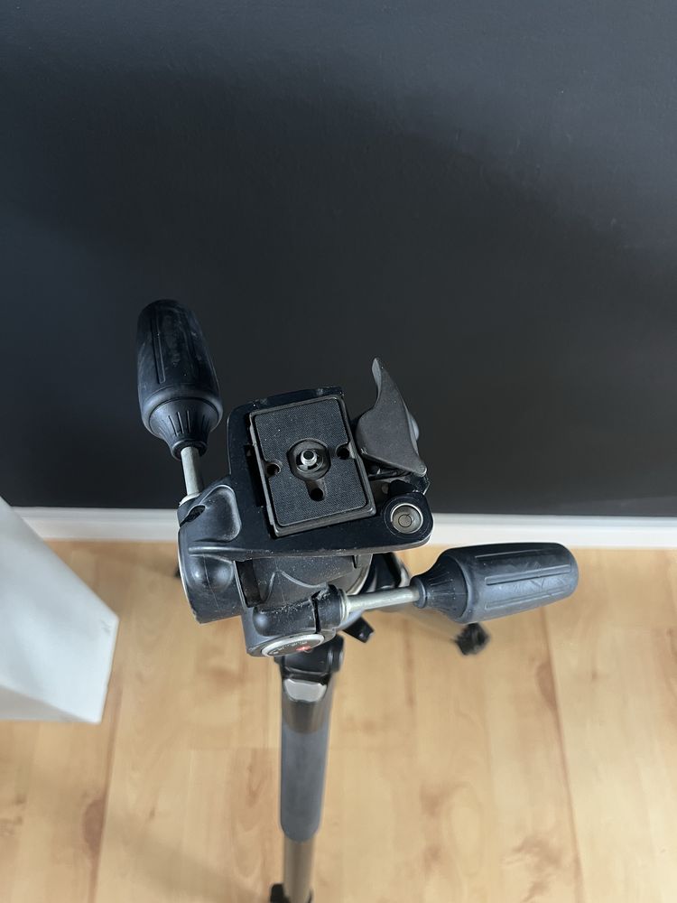 Statyw Manfrotto 055XPROB  + głowica Manfrotto 804RC2