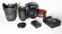 Canon 7d + canon EF-S 24mm f2.8 STM + lampa błyskowa 580 EX II