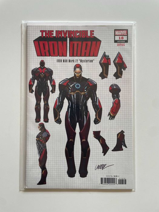 Invincible Iron Man #18 1:10 Pepe Larraz Variant