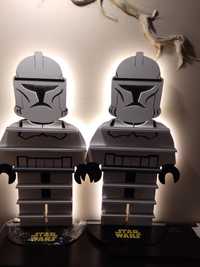 Półka- lampka Led na kolekcję minfigurek Lego STAR WARS - Klon