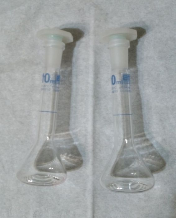 Kolbka miarowa ze szkła Duran, 10 ml, klasa A – Hirschmann