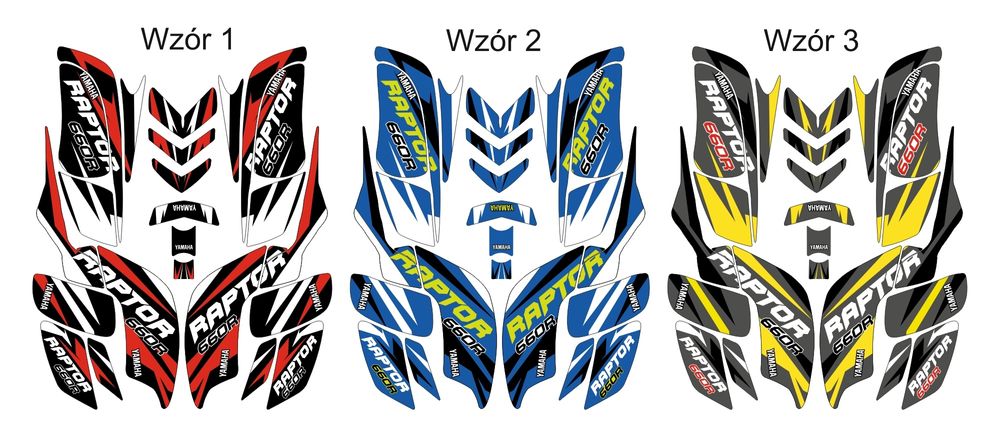Naklejki Yamaha Raptor 660 okleina