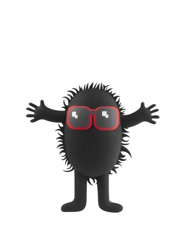 Пенал Tinc силиконовый в виде персонажа Fuzzy Guy