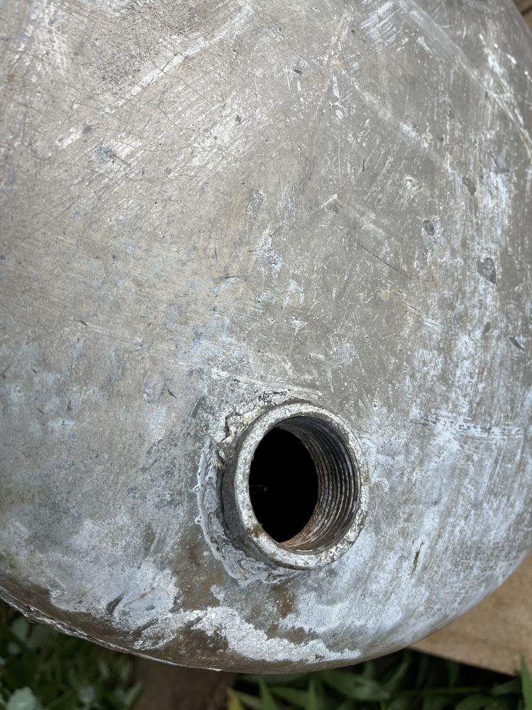 Zbiornik stalowy, gruby i ciężki walec 110x45cm