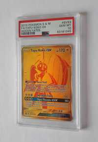 PSA 10 Pokemon Tapu Koko GX 2019 Hidden Fates SV93/SV94 Secret Rare