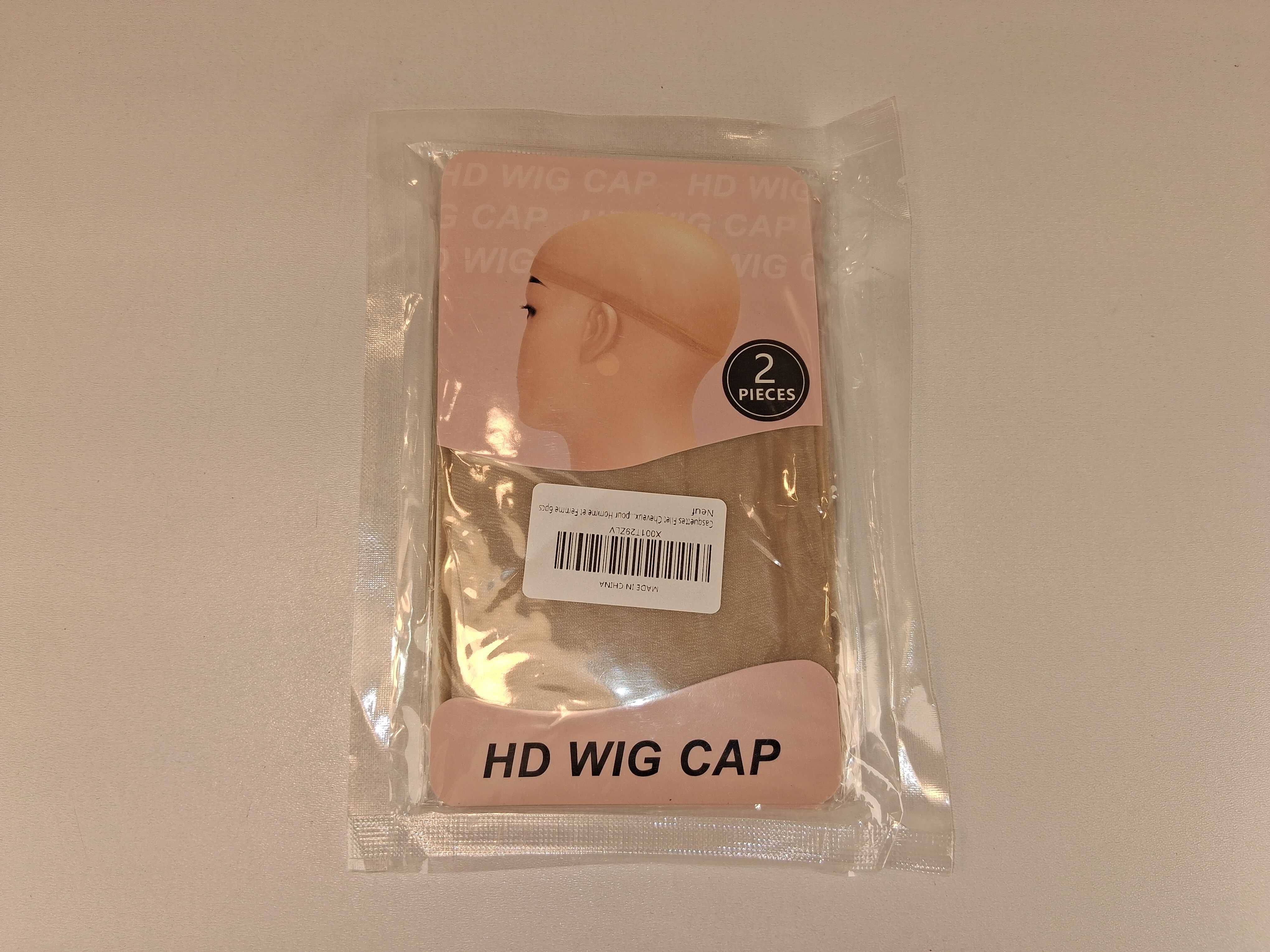 E008 Siatkowa Czepek Pod Perukę HD Wig Cap Zestaw 2 Sztuki