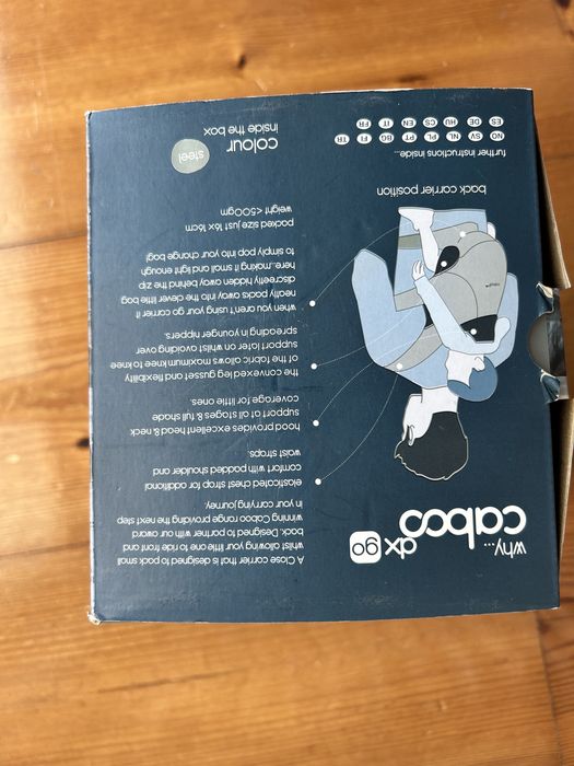Marsupial Caboo ex go - como novo