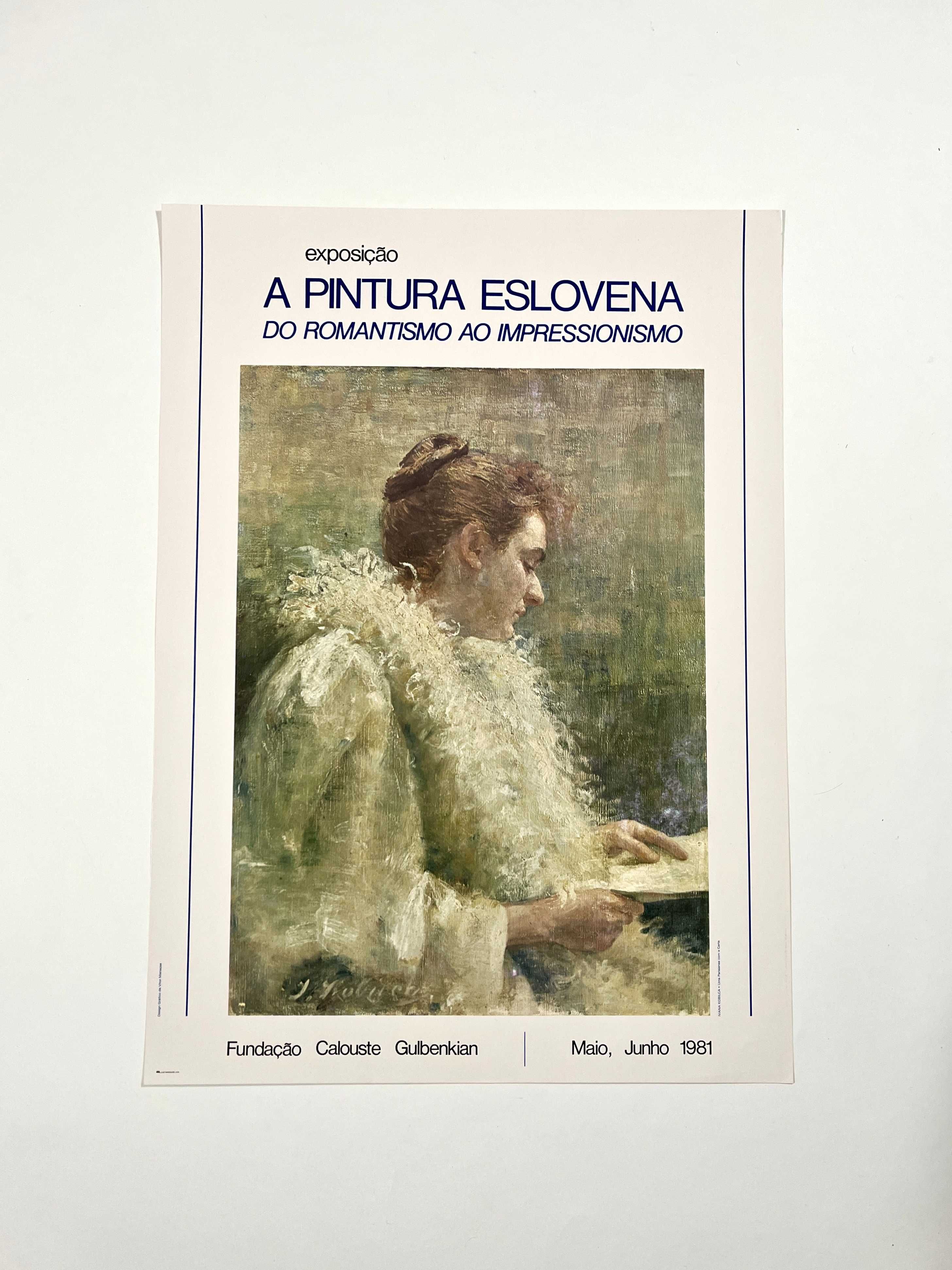 Cartaz A Pintura Eslovena do Romantismo ao Impressionismo Gulbenkian