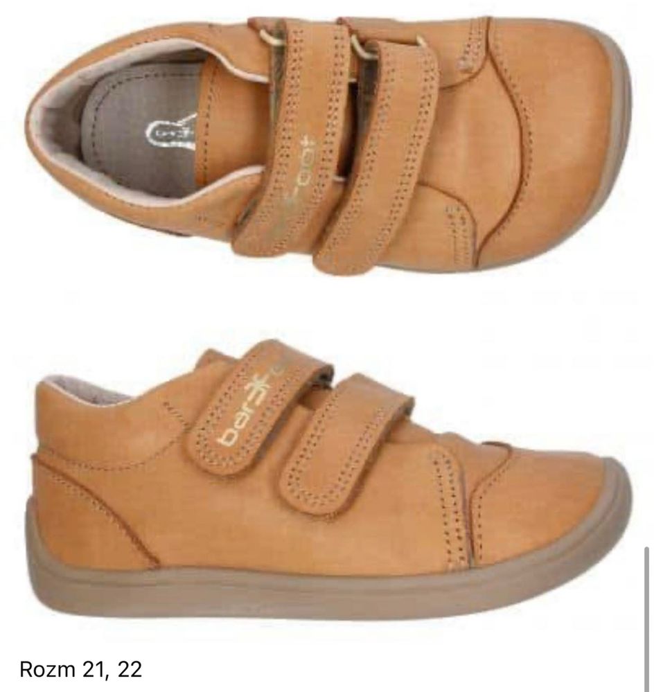 NOWE bar3foot rozmiar 21 skórzane bar3foot 3F barefoot szerokie