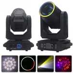 Lampa LED Moving Head 200W DMX Efekty świetlne RGB Ring Wesele DJ Klub