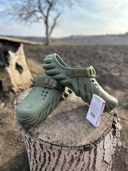Crocs echo stucco жіночі крокси молочні 36 37 38 39 40 41 42 43 44 45