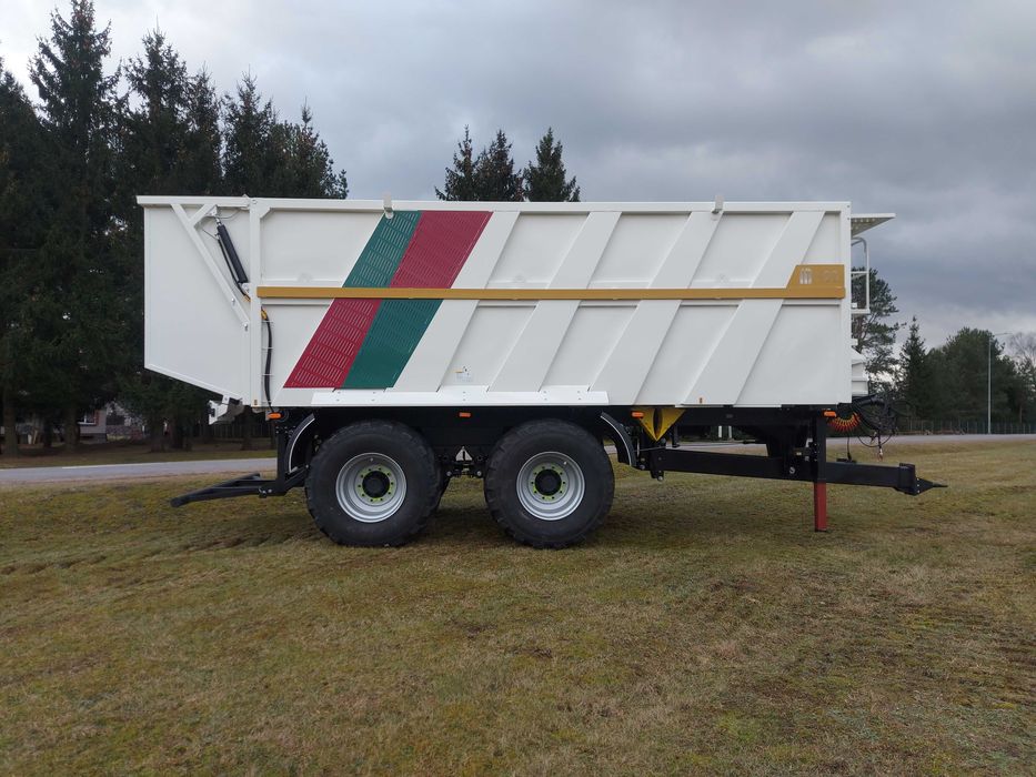 Przyczepa ze ścianą przesuwną(rozrzutnik obornika) PI 20 UMEGA