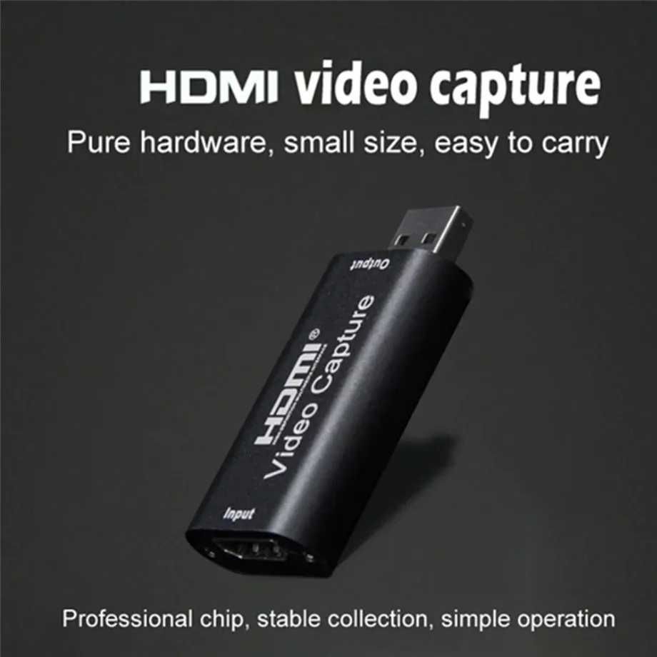 Карта видеозахвата HDMI - USB 2,0 конвертер потокового видео для PS4