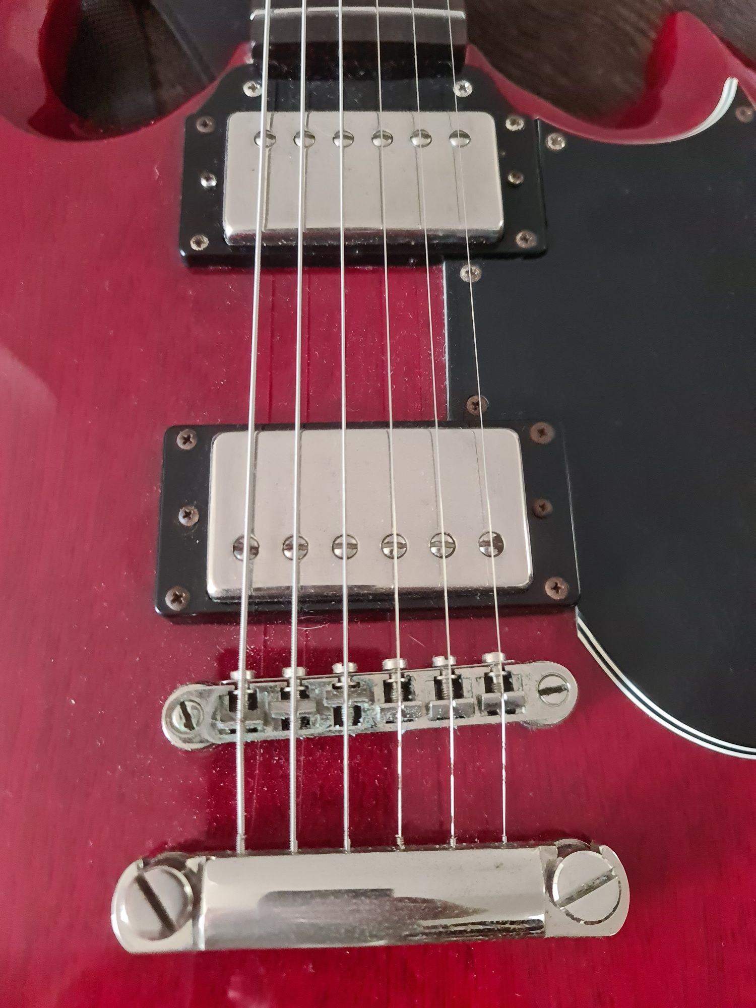 Guitarra elétrica Epiphone SG PRO - Trastes em inox